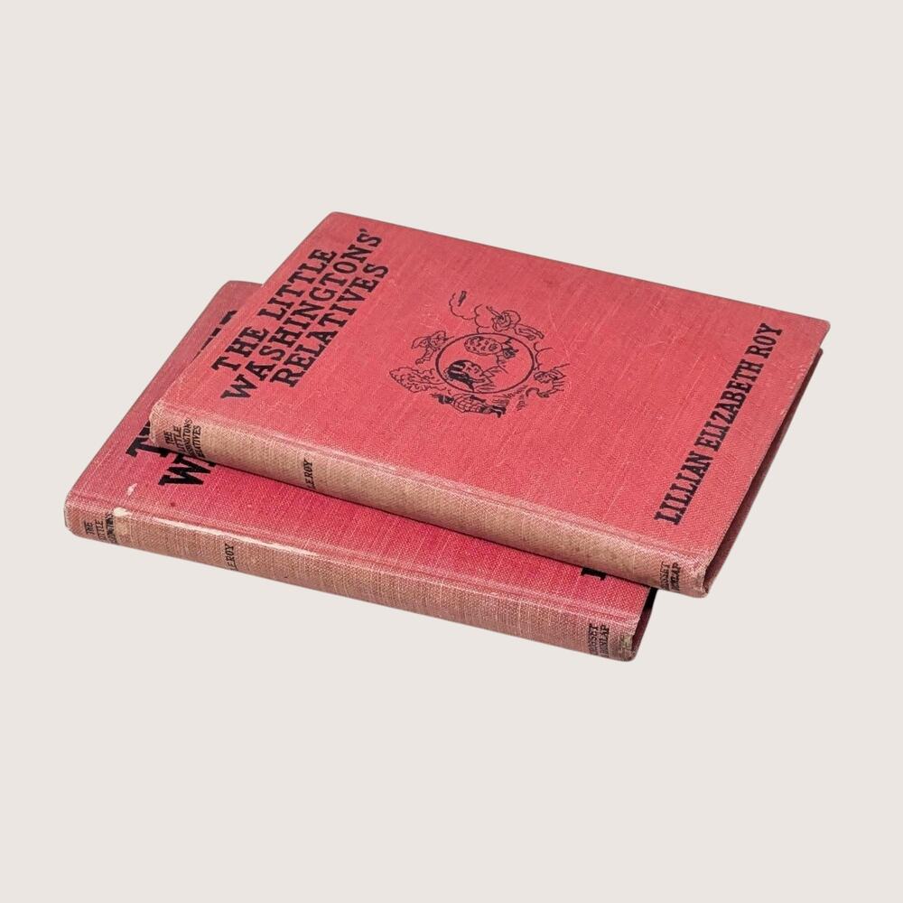 Antique The Little Washingtons Hardcover Book Set Lillian Elizabeth Roy